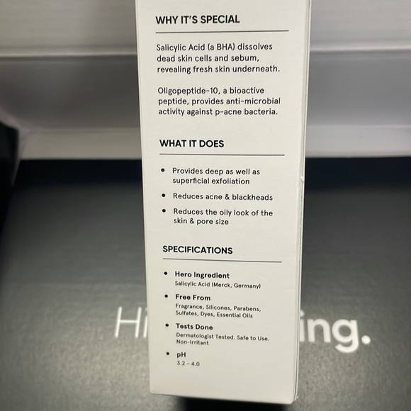 Minimalist 2% Salicylic Acid Face Serum
For Blackheads & Whiteheads | 30ml | NWT - Picture 13 of 15